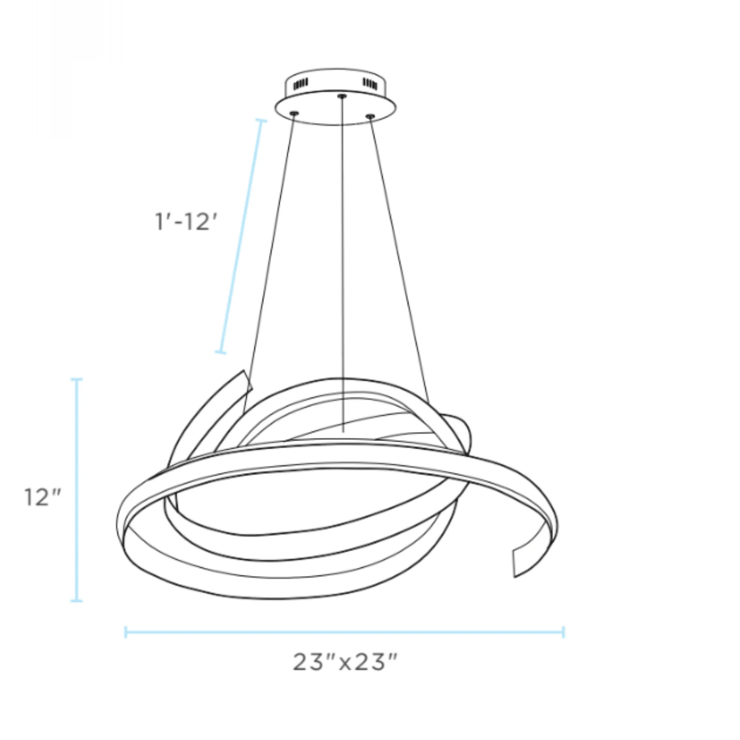 Oslo LED Adjustable Chandelier CH - 005 - Orvon Lighting
