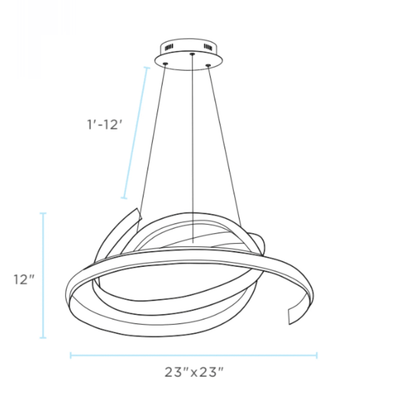 Oslo LED Adjustable Chandelier CH - 005 - Orvon Lighting