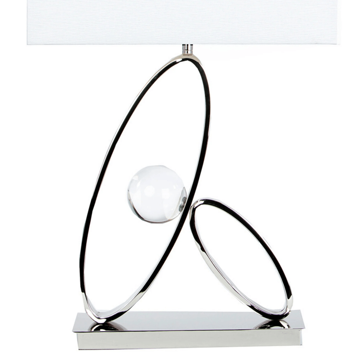 Ovals in Crystal Table Lamp 1 Light - Orvon Lighting