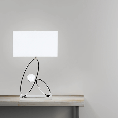 Ovals in Crystal Table Lamp 1 Light - Orvon Lighting