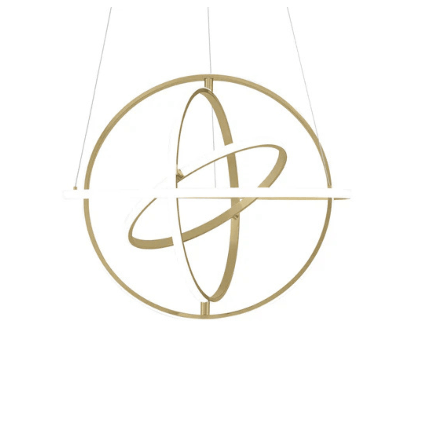 Oxford LED Adjustable Chandelier Sandy Gold - Orvon Lighting
