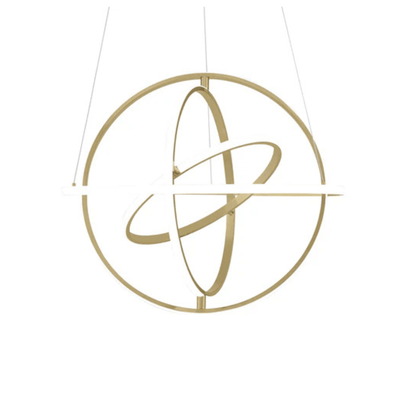 Oxford LED Adjustable Chandelier Sandy Gold - Orvon Lighting