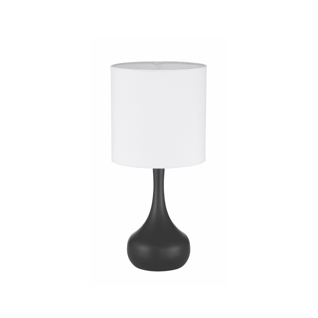 Pallo 1 Light Table Lamp in Flat Black - Orvon Lighting