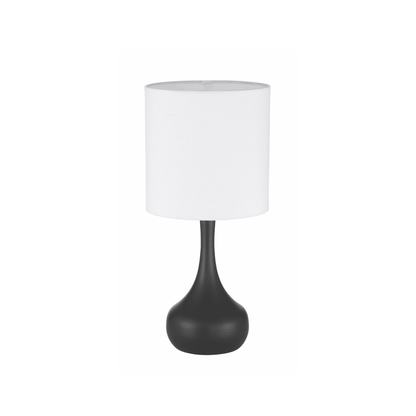 Pallo 1 Light Table Lamp in Flat Black - Orvon Lighting