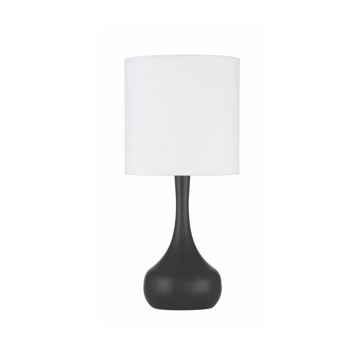 Pallo 1 Light Table Lamp in Flat Black - Orvon Lighting