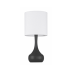 Pallo 1 Light Table Lamp in Flat Black - Orvon Lighting