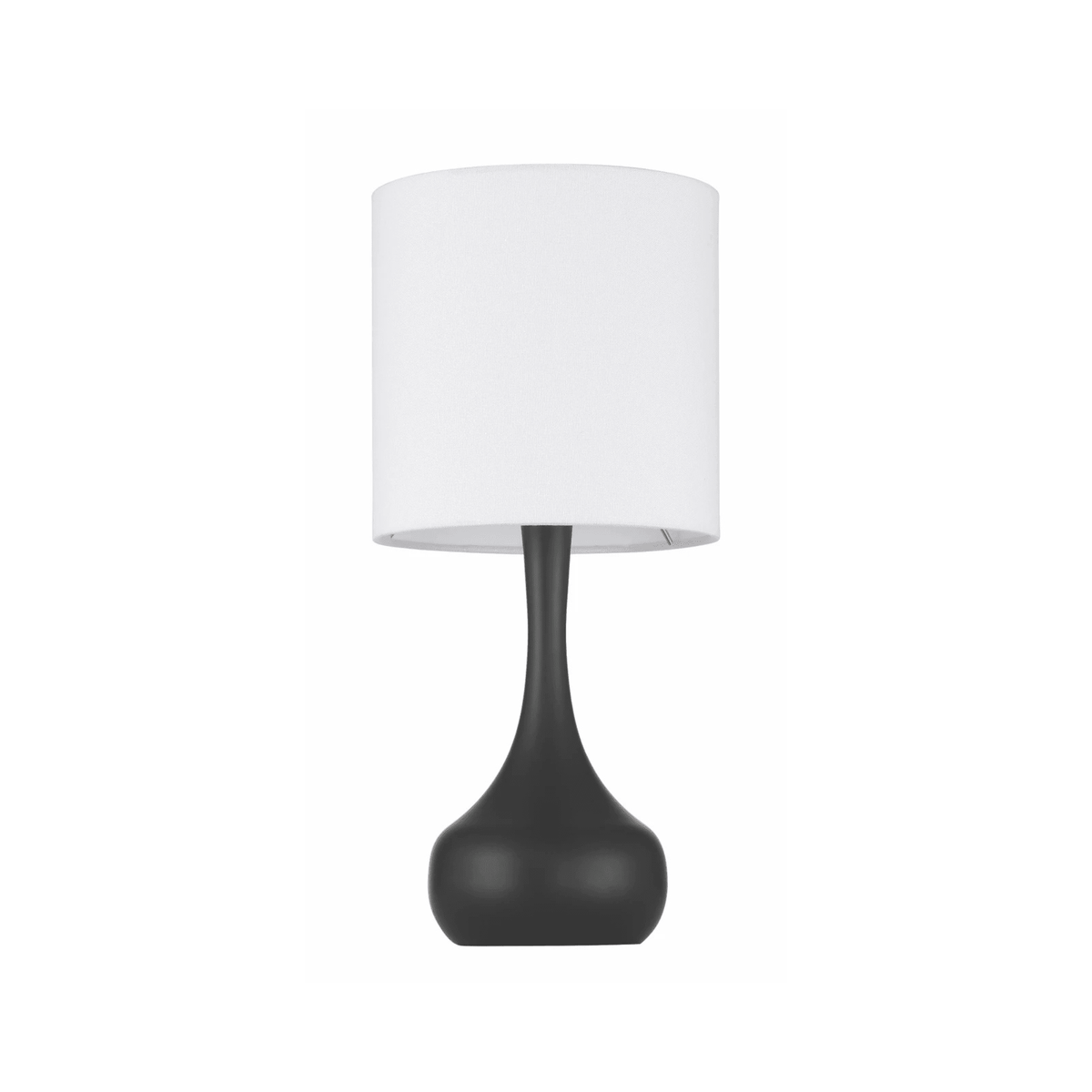 Pallo 1 Light Table Lamp in Flat Black - Orvon Lighting