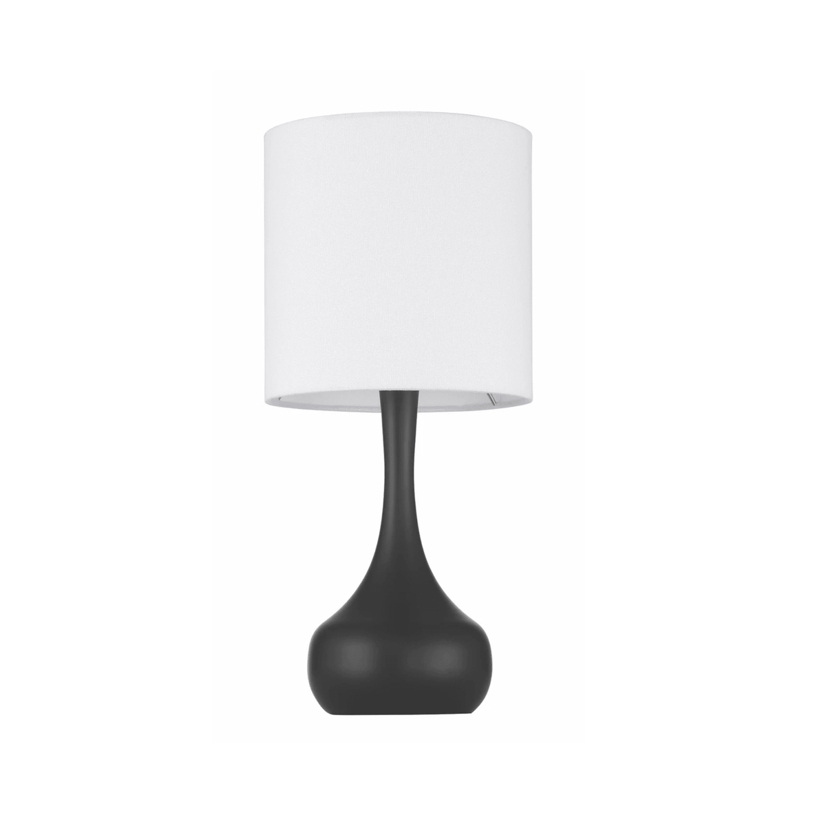 Pallo 1 Light Table Lamp in Flat Black - Orvon Lighting