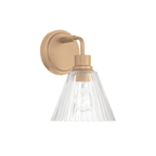 Pleated 1 Light Wall Sconce - Orvon Lighting