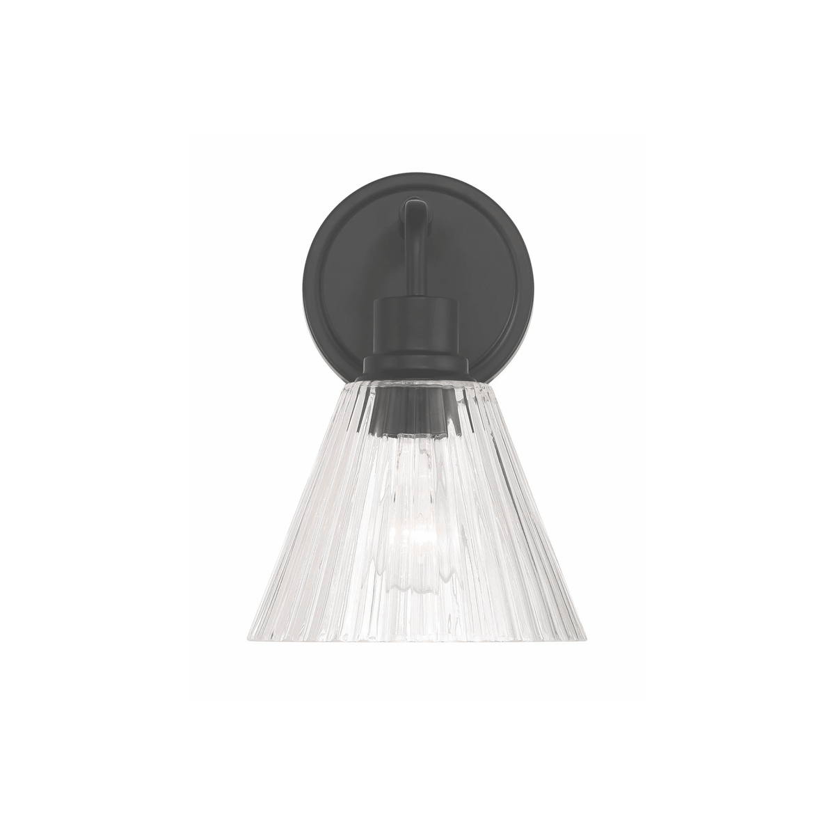 Pleated 1 Light Wall Sconce - Orvon Lighting