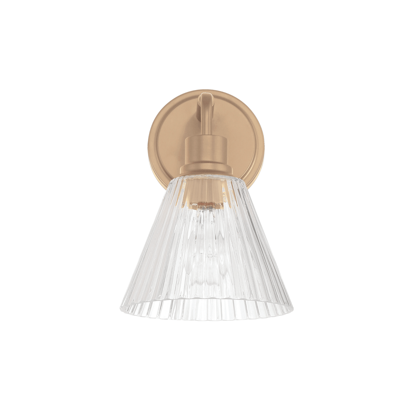 Pleated 1 Light Wall Sconce - Orvon Lighting