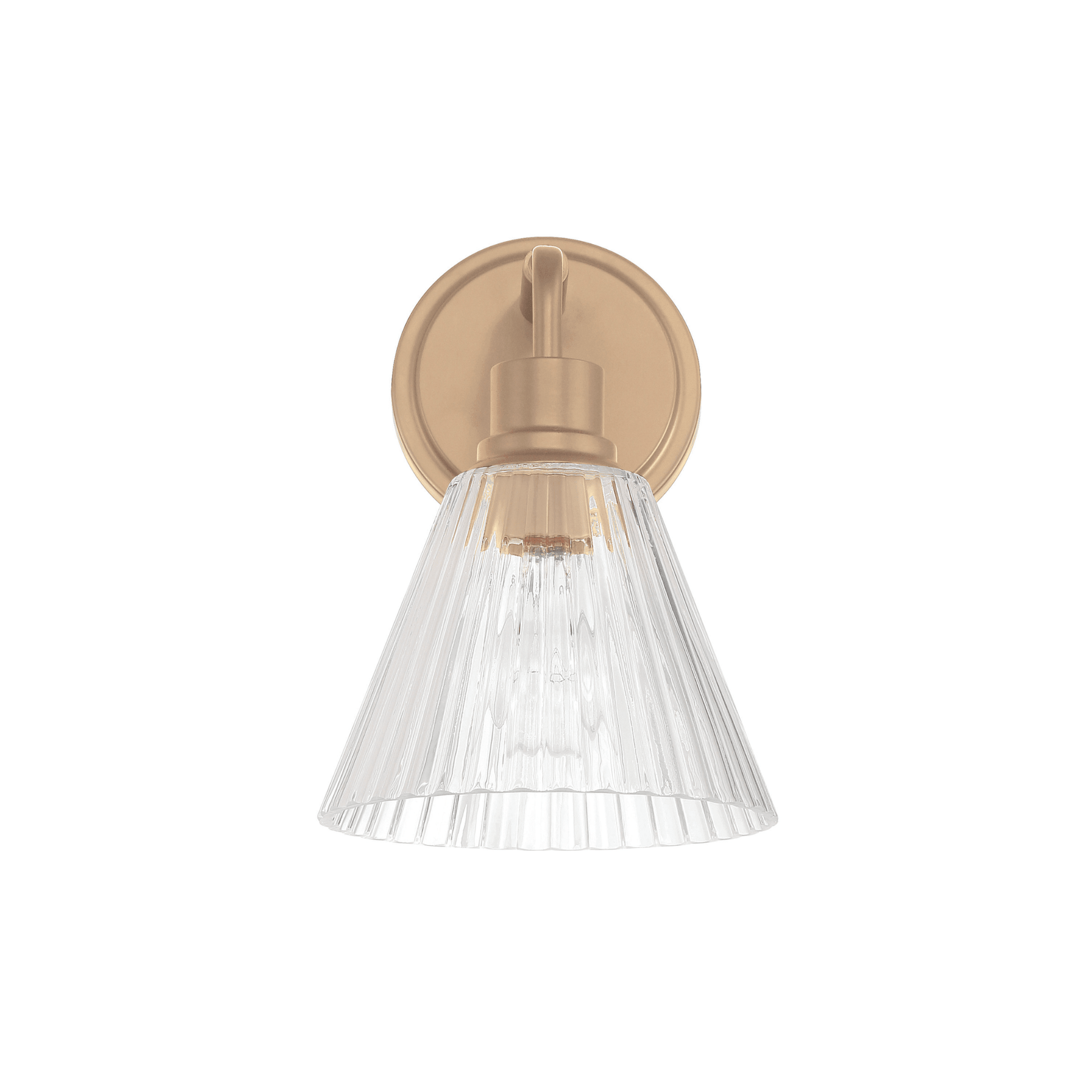 Pleated 1 Light Wall Sconce - Orvon Lighting