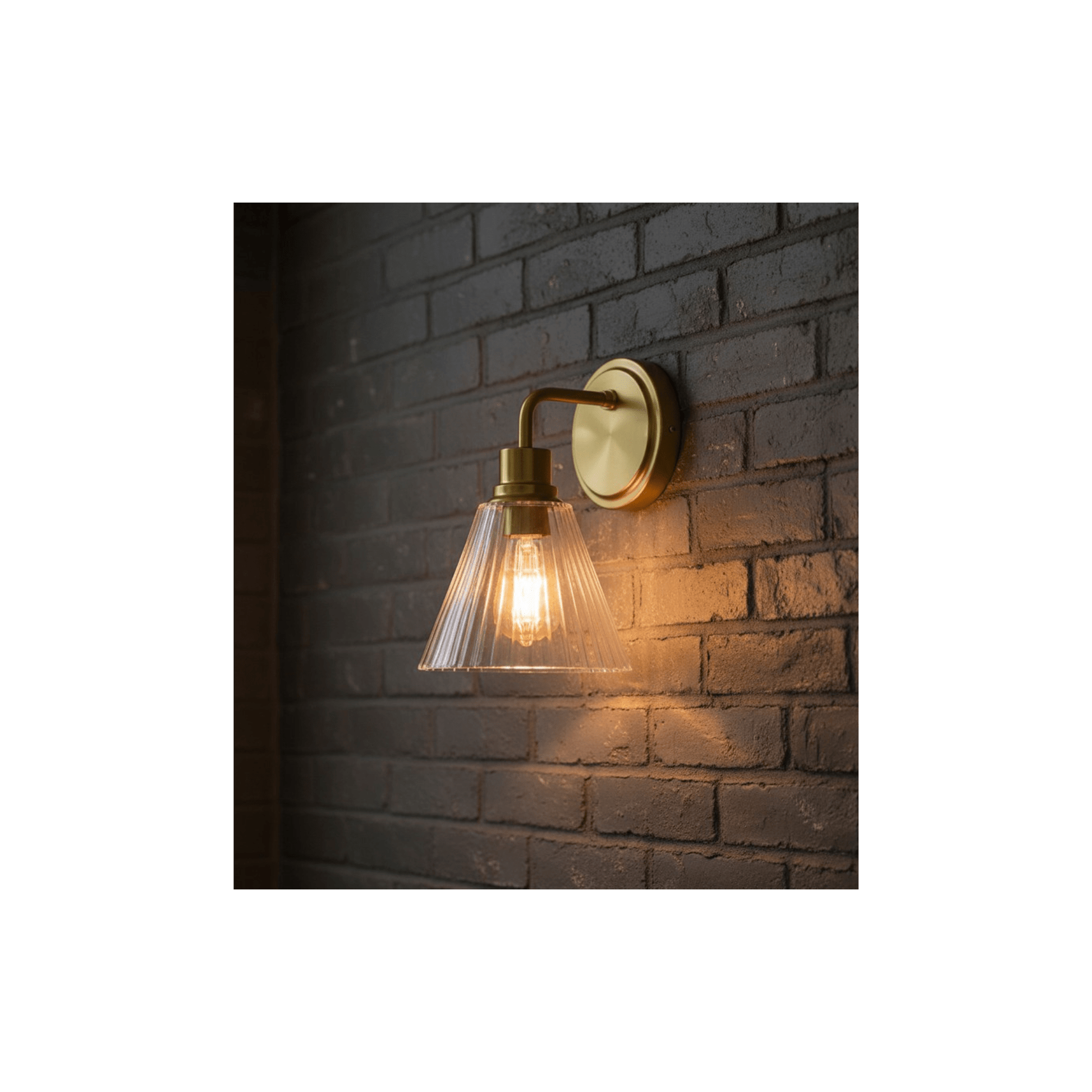 Pleated 1 Light Wall Sconce - Orvon Lighting