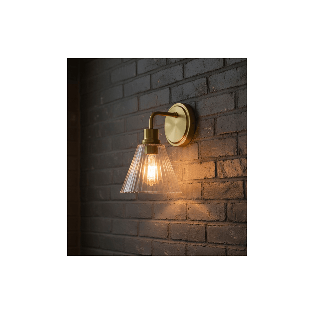 Pleated 1 Light Wall Sconce - Orvon Lighting