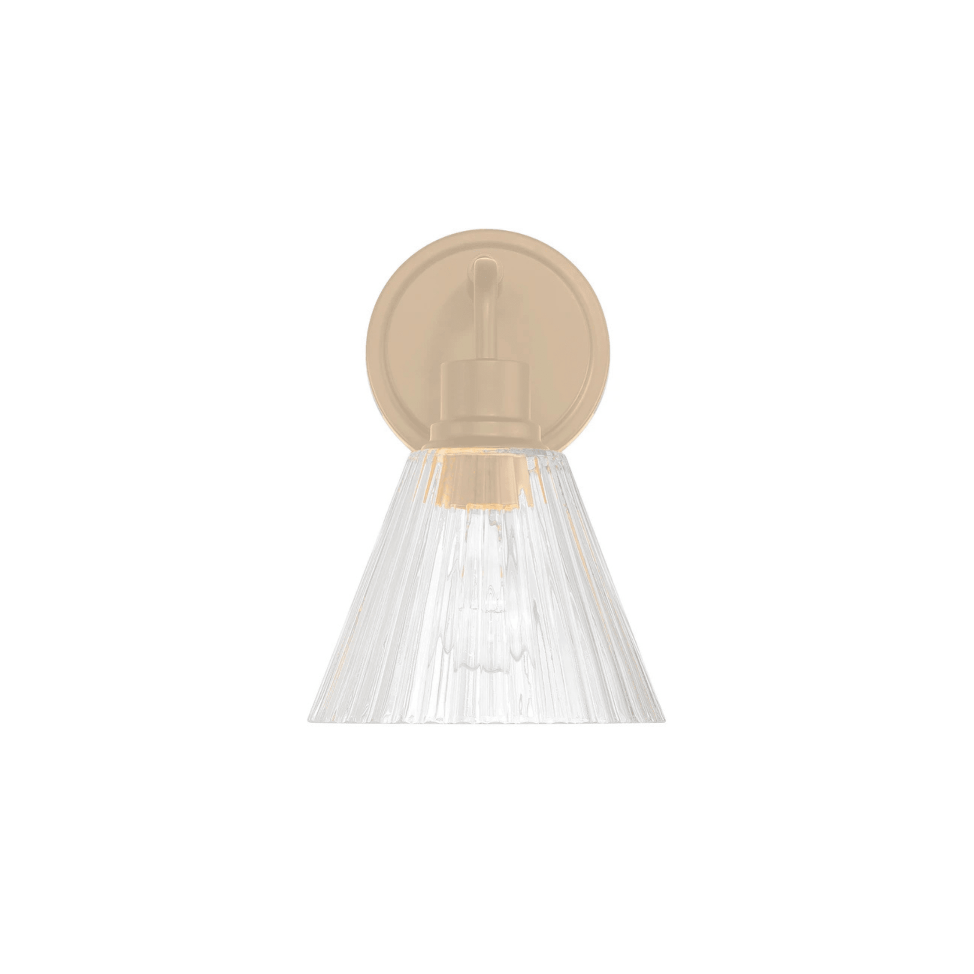 Pleated 1 Light Wall Sconce - Orvon Lighting