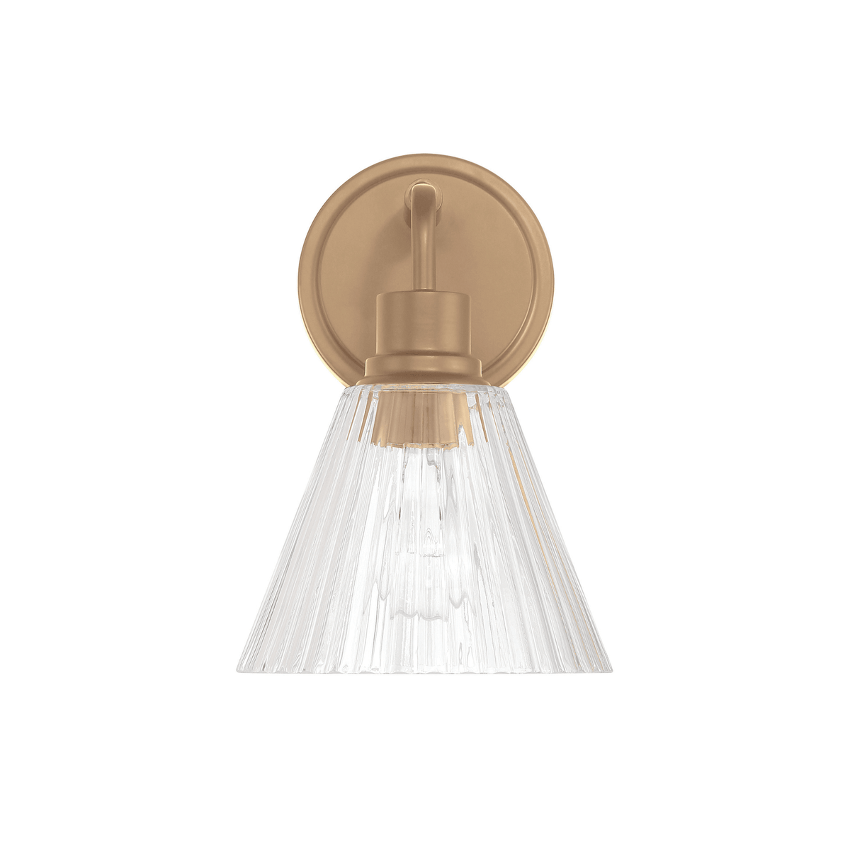 Pleated 1 Light Wall Sconce - Orvon Lighting