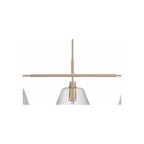 Pleated 4 Light Island - Orvon Lighting