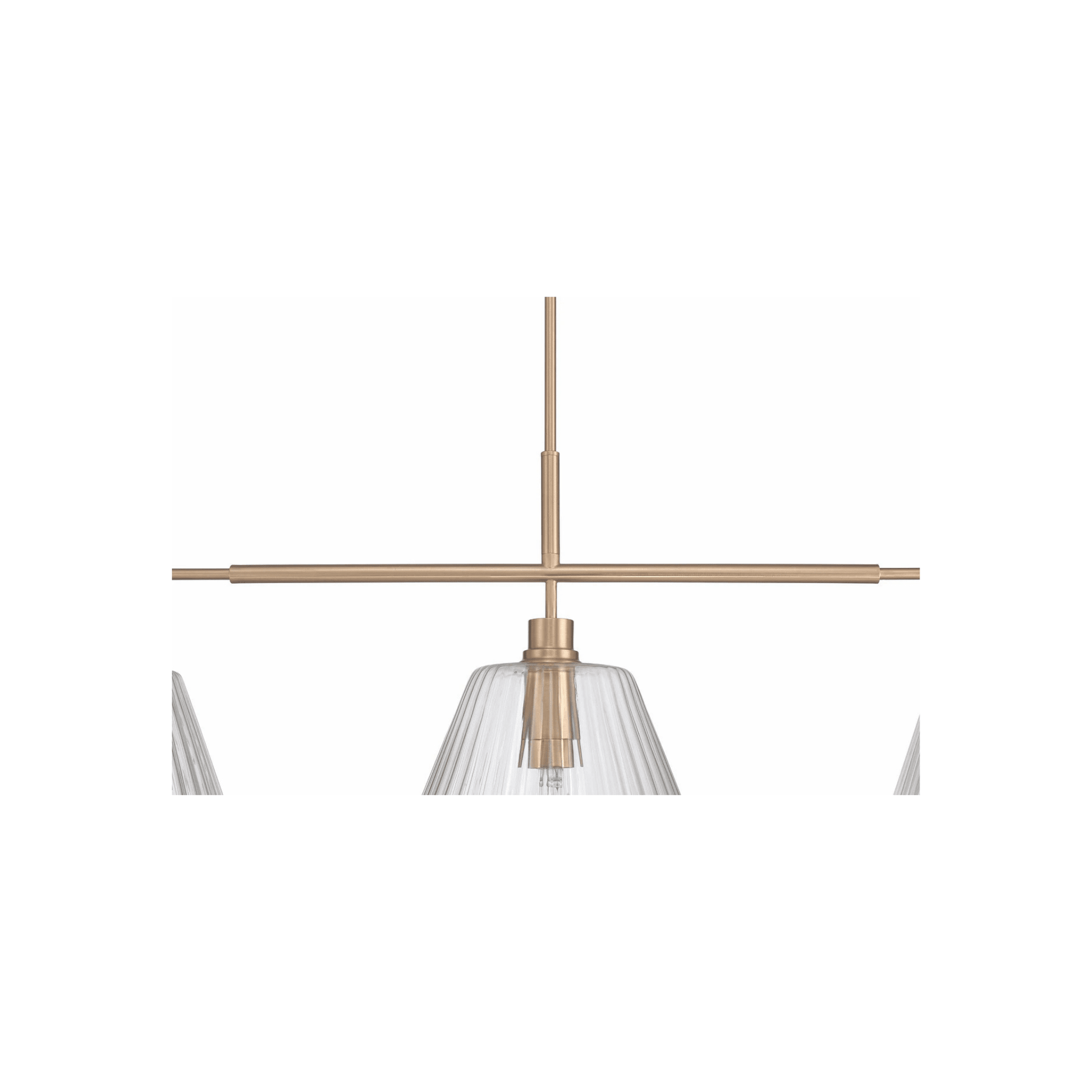 Pleated 4 Light Island - Orvon Lighting