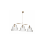 Pleated 4 Light Island - Orvon Lighting
