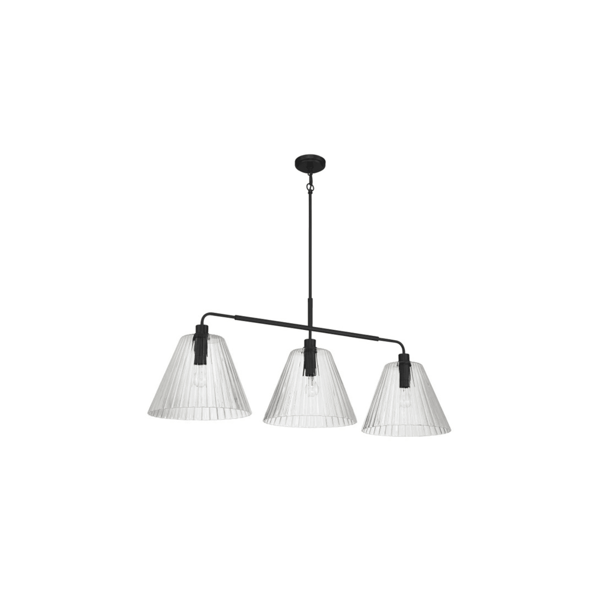 Pleated 4 Light Island - Orvon Lighting