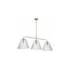 Pleated 4 Light Island - Orvon Lighting