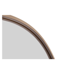 Rachel 40 X 24 inch Satin Brass Framed LED Mirror, Edge Lit - Orvon Lighting