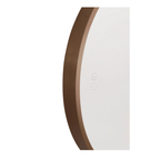 Rachel 40 X 24 inch Satin Brass Framed LED Mirror, Edge Lit - Orvon Lighting