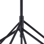 Rad 23.5 - in. 4 Light Pendant Black and Natural Brass,Satin Nickel - Orvon Lighting