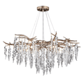 Rainier 5 Light Chandelier Silver Mist - Orvon Lighting