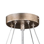 Rainier 5 Light Chandelier Silver Mist - Orvon Lighting