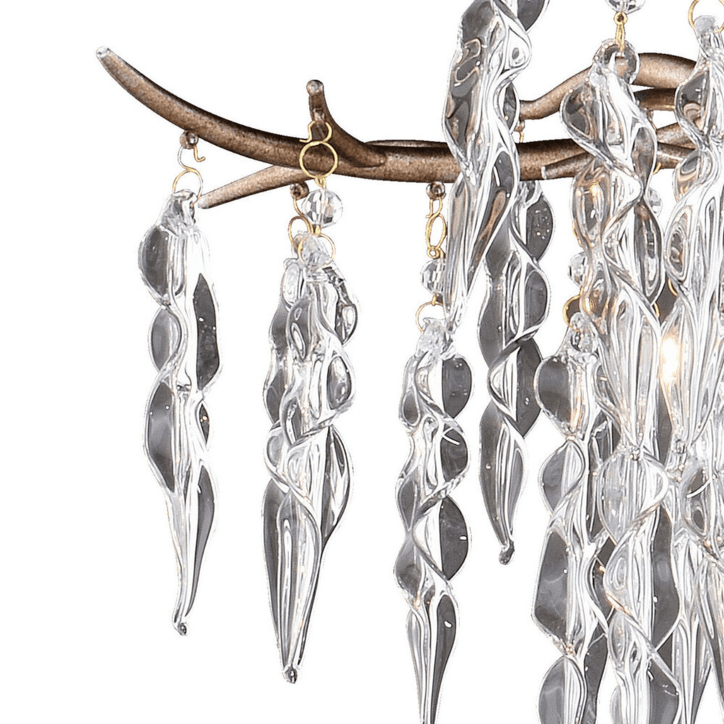 Rainier 5 Light Chandelier Silver Mist - Orvon Lighting