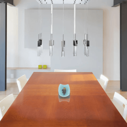 Rectangular Crystal Chandelier 15 Light - Orvon Lighting