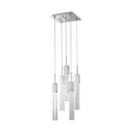 Rectangular Crystal Chandelier XL 5 Light - Orvon Lighting