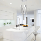 Rectangular Crystal Chandelier XL 5 Light - Orvon Lighting