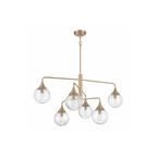 Reflection 6 Light Chandelier in Craftmade - Orvon Lighting