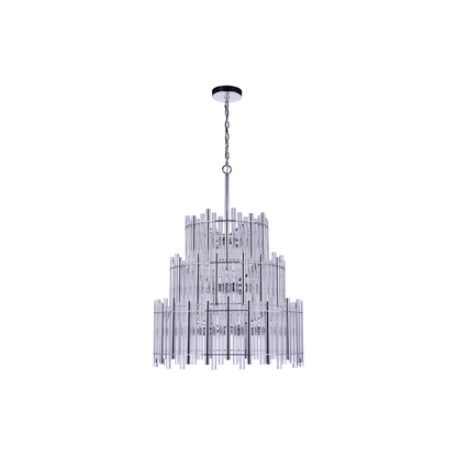 Reveal Chandelier Ceiling Light Silvers/Grays - Orvon Lighting