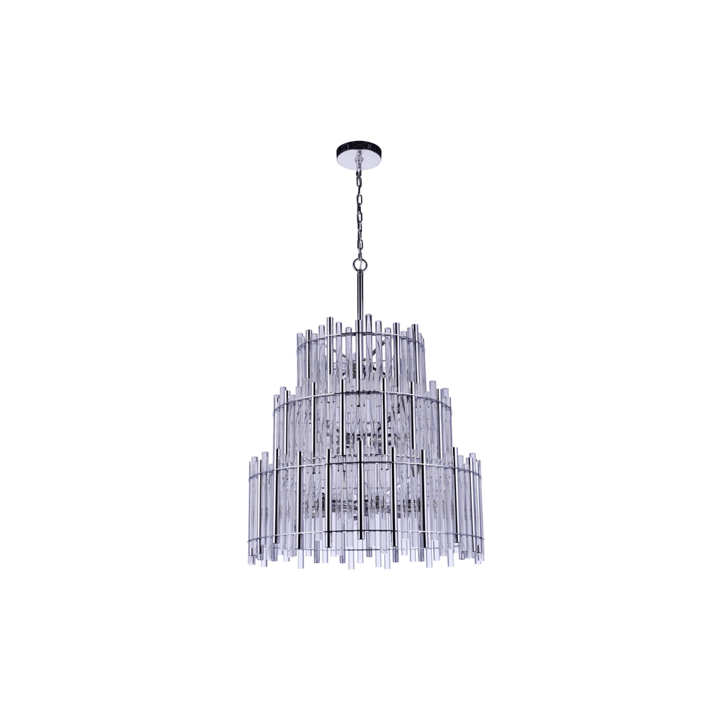 Reveal Chandelier Ceiling Light Silvers/Grays - Orvon Lighting
