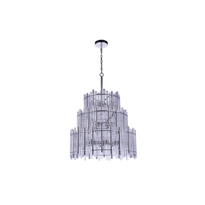 Reveal Chandelier Ceiling Light Silvers/Grays - Orvon Lighting