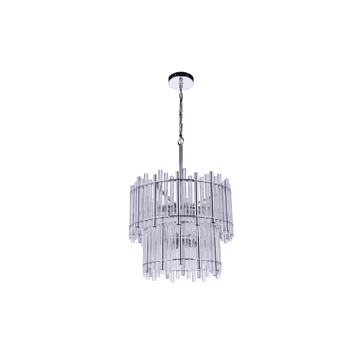 Reveal Chandelier Ceiling Light Silvers/Grays - Orvon Lighting