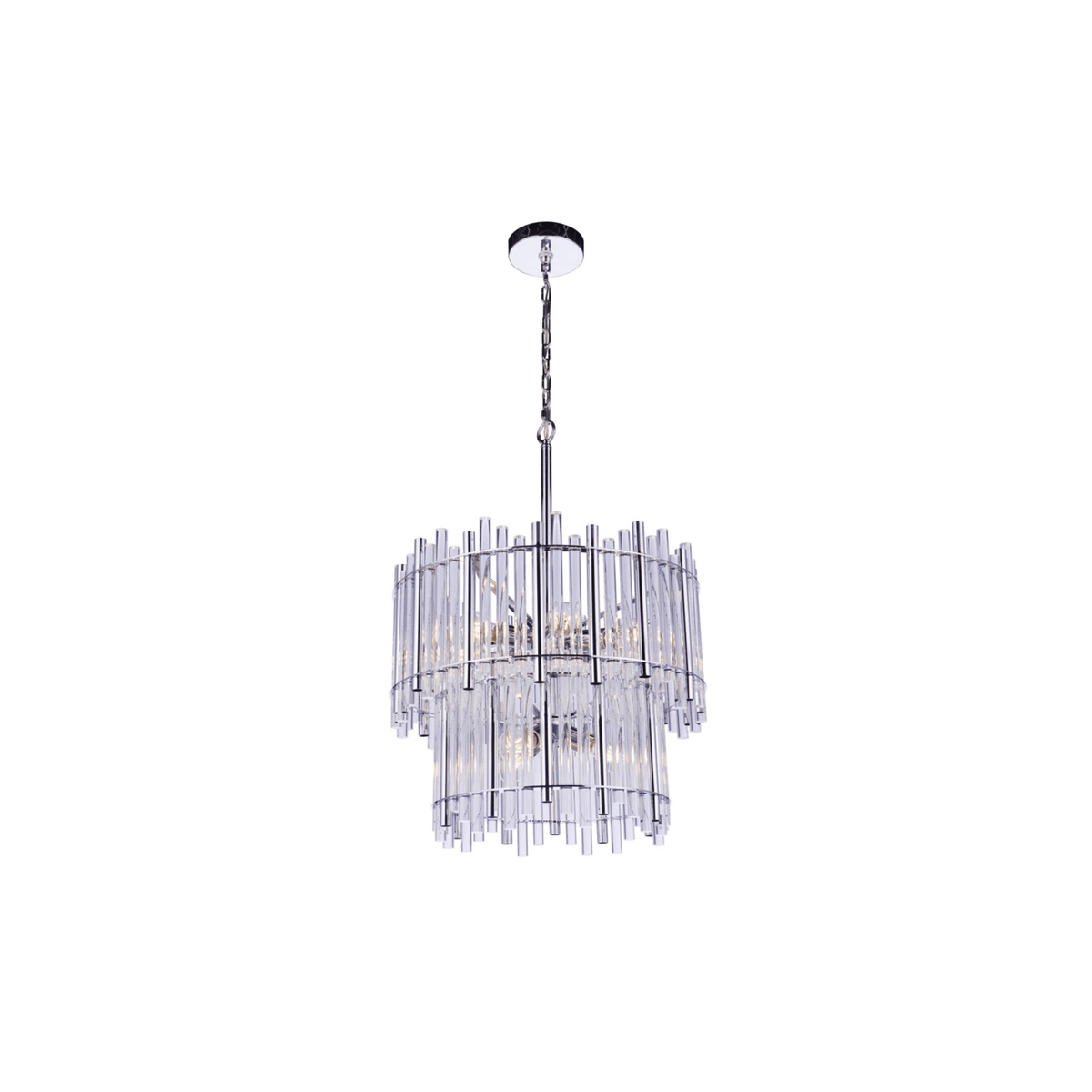 Reveal Chandelier Ceiling Light Silvers/Grays - Orvon Lighting