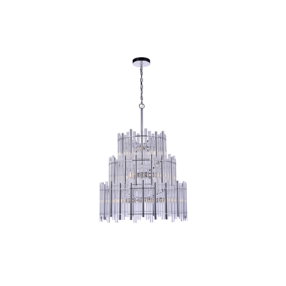 Reveal Chandelier Ceiling Light Silvers/Grays - Orvon Lighting