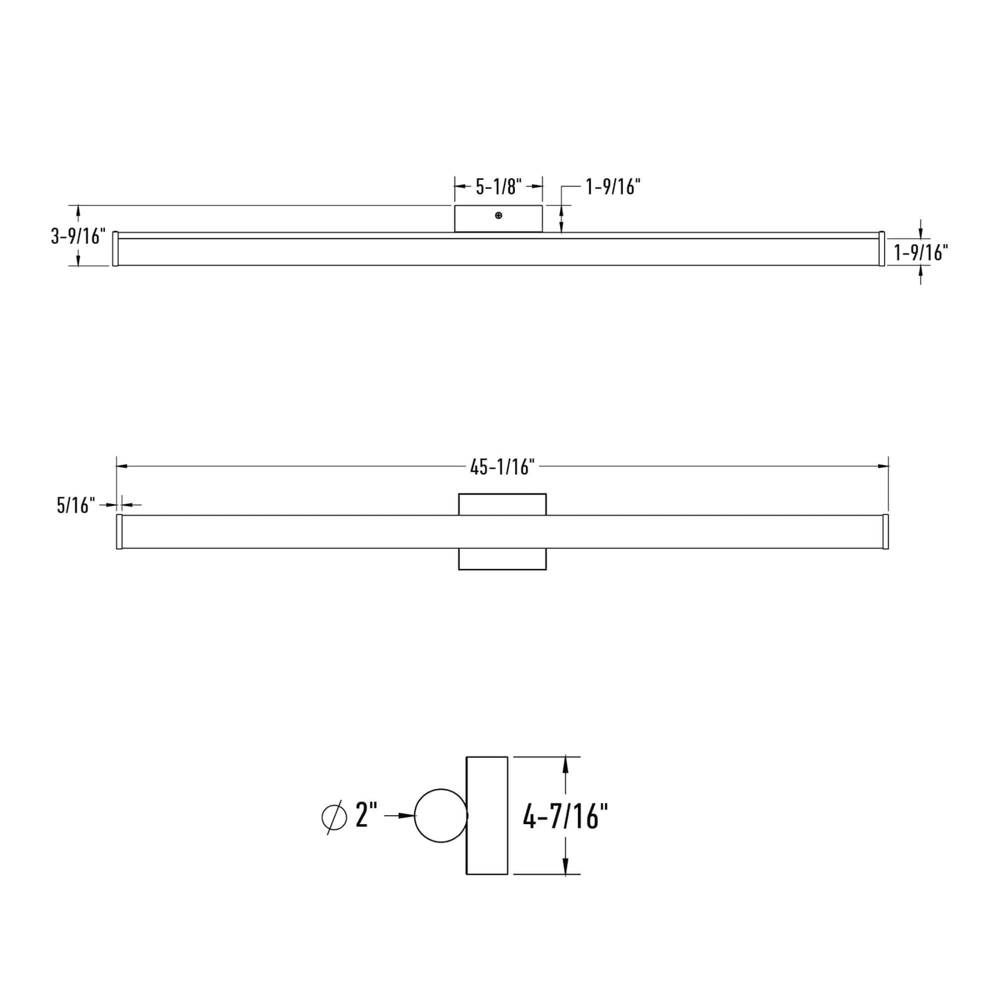 Round LED Vanity Light with 5 CCT Options - Orvon Lighting