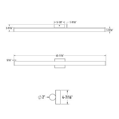 Round LED Vanity Light with 5 CCT Options - Orvon Lighting