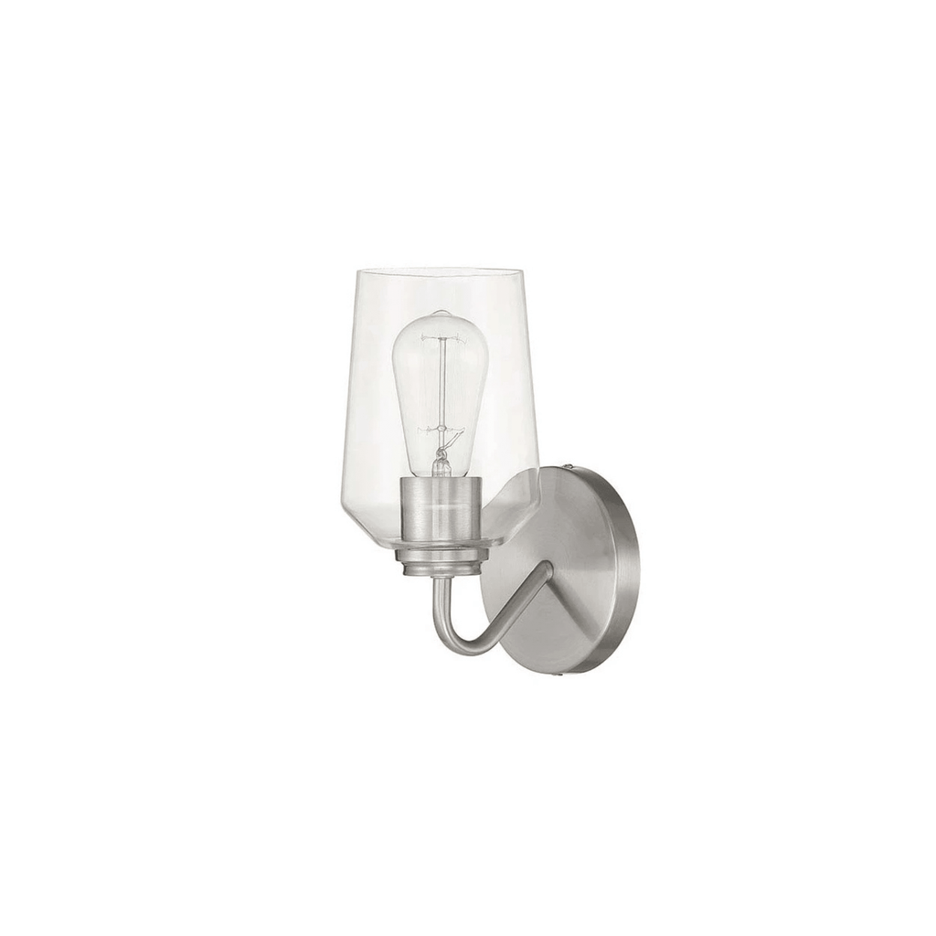 Shayna 1 Light 5 inch Flat Black Wall Sconce Wall Light - Orvon Lighting