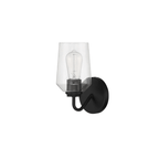 Shayna 1 Light 5 inch Flat Black Wall Sconce Wall Light - Orvon Lighting