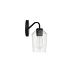 Shayna 1 Light 5 inch Flat Black Wall Sconce Wall Light - Orvon Lighting