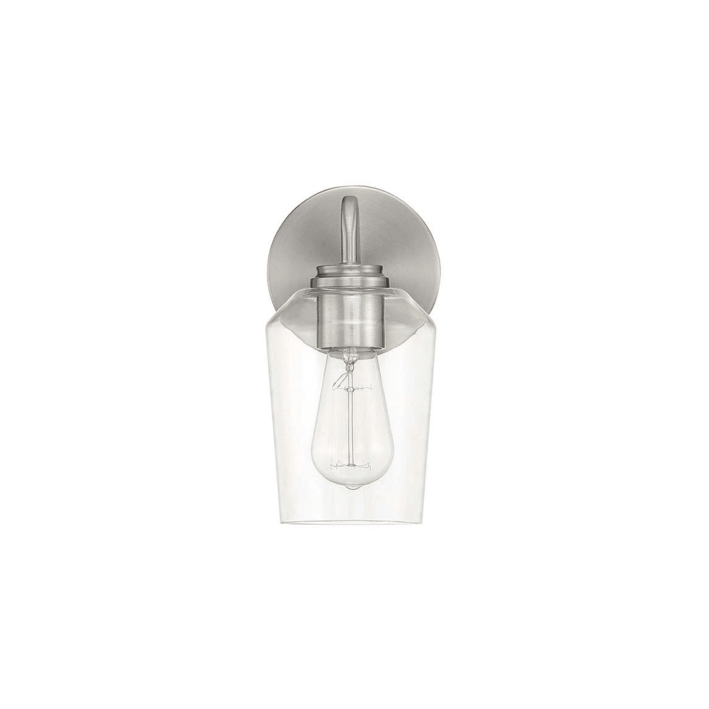 Shayna 1 Light 5 inch Flat Black Wall Sconce Wall Light - Orvon Lighting