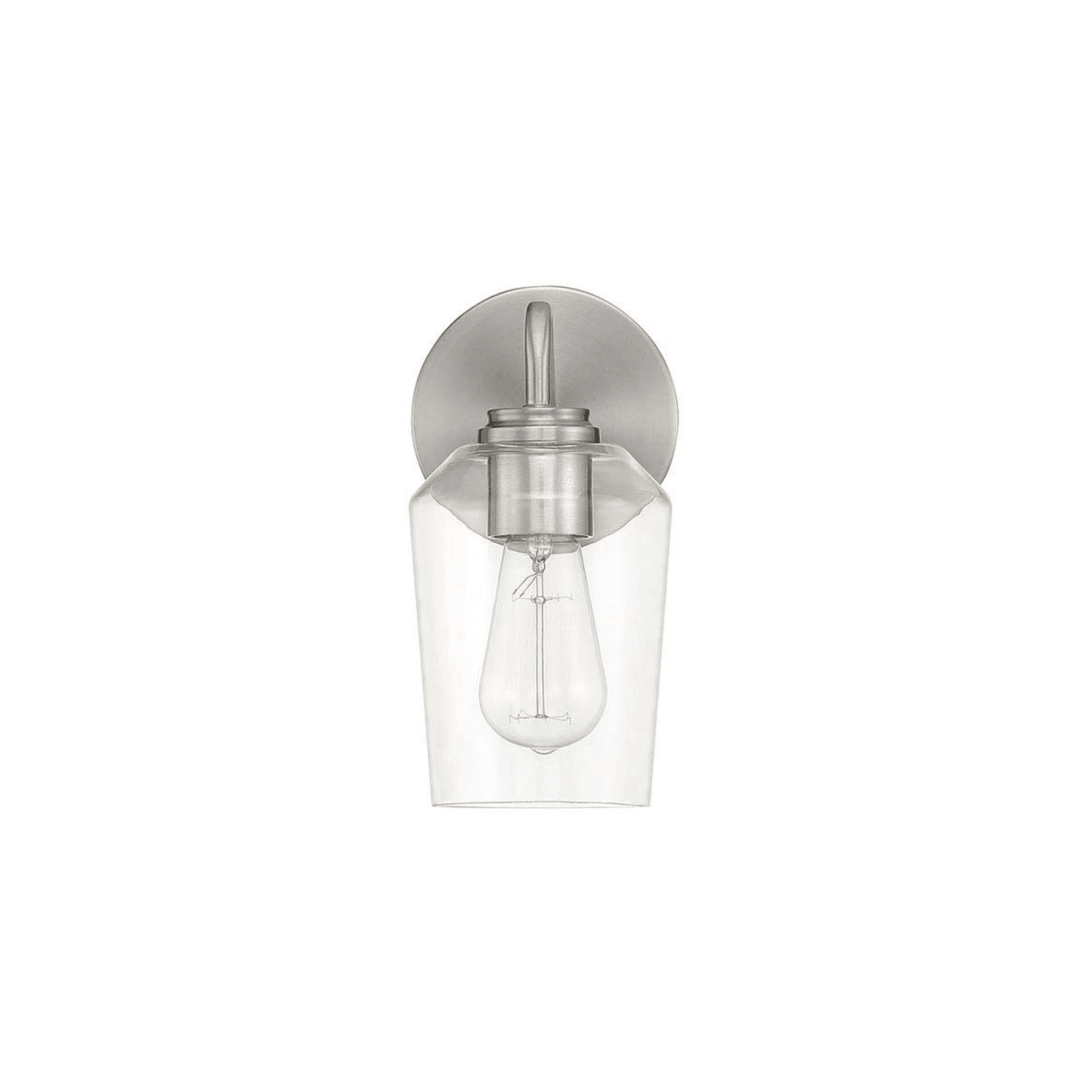Shayna 1 Light 5 inch Flat Black Wall Sconce Wall Light - Orvon Lighting