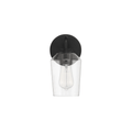 Shayna 1 Light 5 inch Flat Black Wall Sconce Wall Light - Orvon Lighting