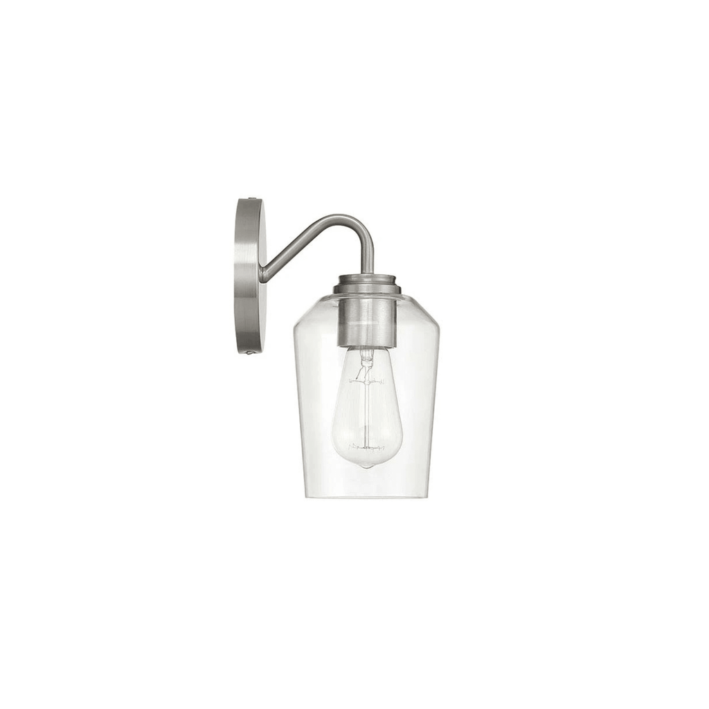 Shayna 1 Light 5 inch Flat Black Wall Sconce Wall Light - Orvon Lighting